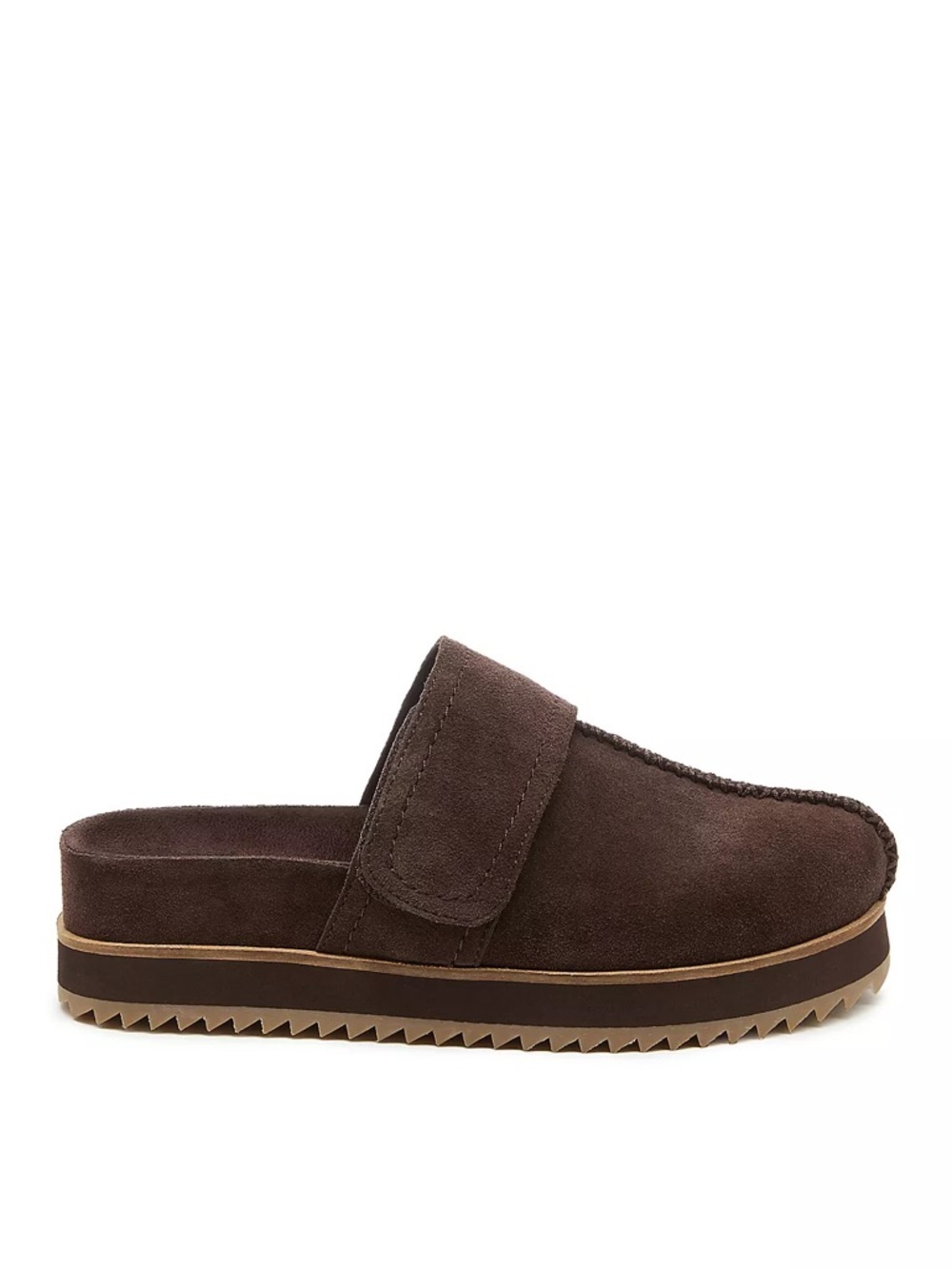 Kelsi Dagger Brooklyn Fig Platform Mules Anthropologie Shoes Brown Suede Size 8
